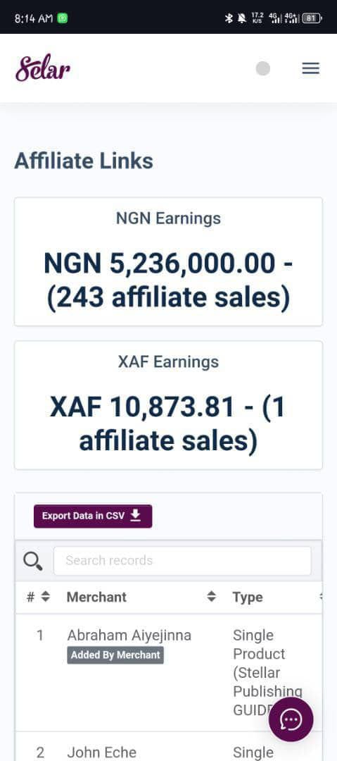 NGN 5.2M earnings